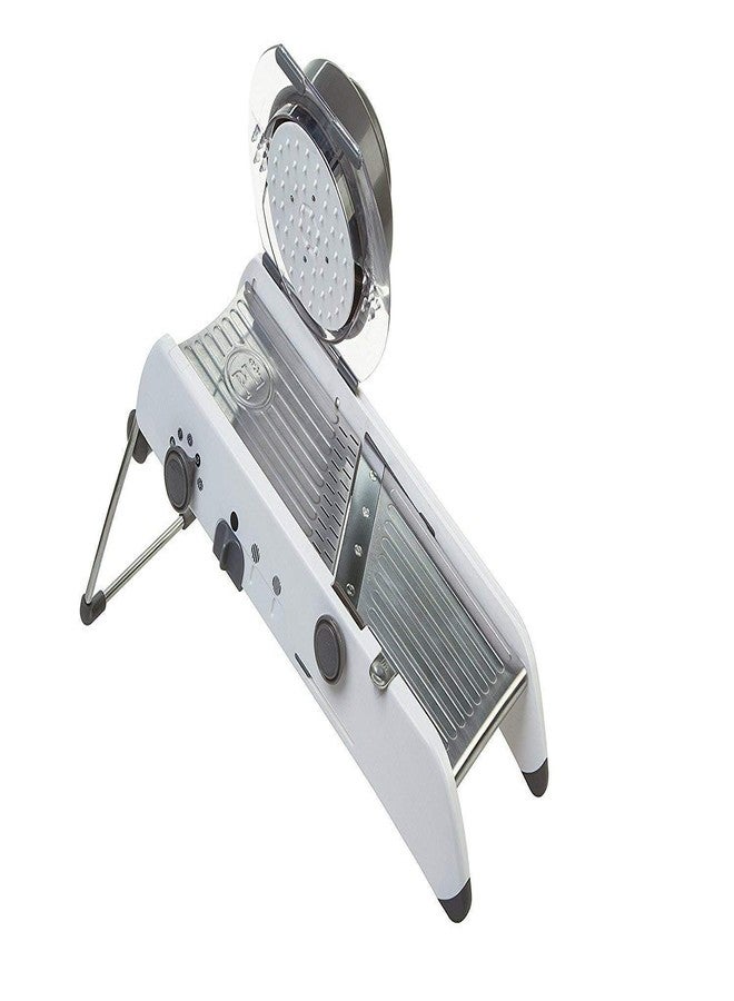 DR Mall Stainless Steel Mandoline Slicer,Manual Kitchen Cutter Shredder Julienne for Grinding, Cutting,Slicing Fruit Food Vegetables - Image 3